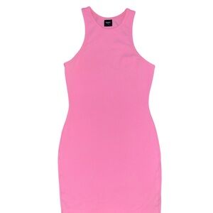 Pink Sleeveless Bodycon Dress